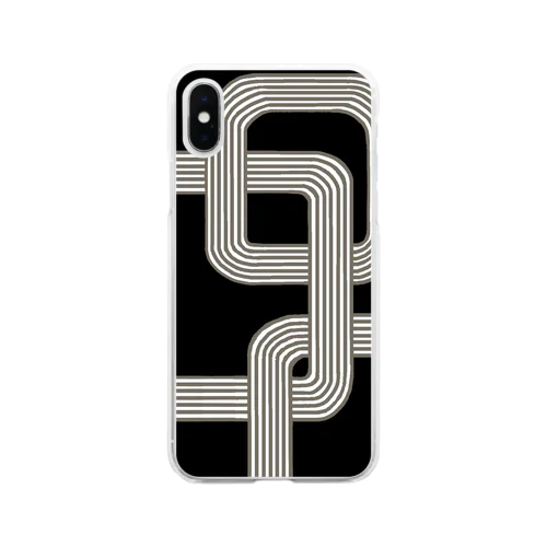 retro modern Soft Clear Smartphone Case