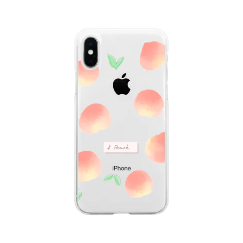 juicy ピーチ🍑 Soft Clear Smartphone Case