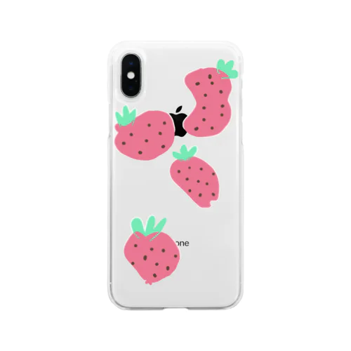 いちごちゃん Soft Clear Smartphone Case