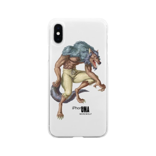 UMA未確認動物、狼男 Soft Clear Smartphone Case