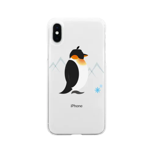 氷山とぺんぎん Soft Clear Smartphone Case