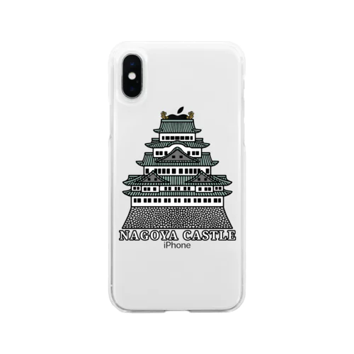 お城 Soft Clear Smartphone Case