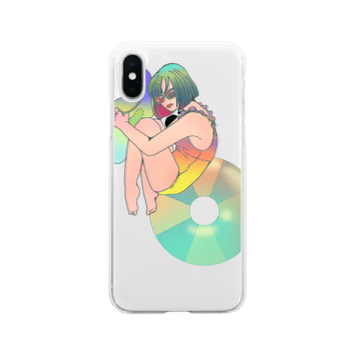 夏が来たりてギャルになる Soft Clear Smartphone Case