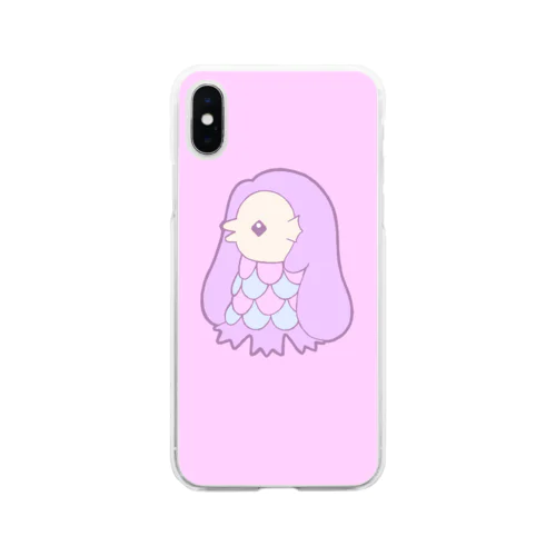 ゆめかわアマビエ Soft Clear Smartphone Case