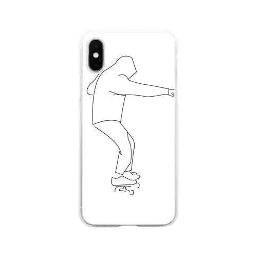 skate graphics Soft Clear Smartphone Case