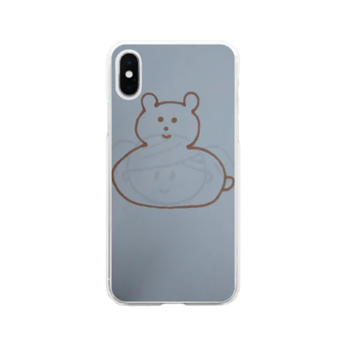 くままるっち Soft Clear Smartphone Case