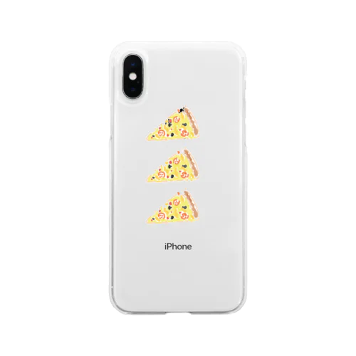 pizza Soft Clear Smartphone Case
