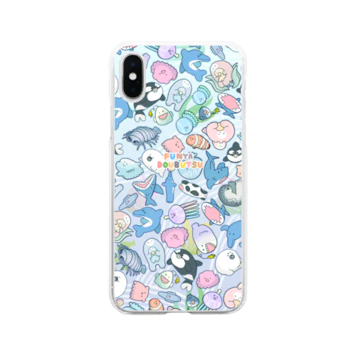 フニャどうぶつ(うみ) Soft Clear Smartphone Case