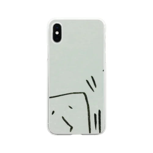 モアイさん Soft Clear Smartphone Case