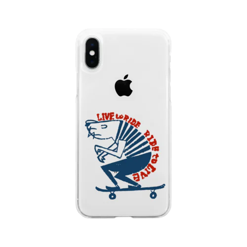 Captain sk8 Soft Clear Smartphone Case