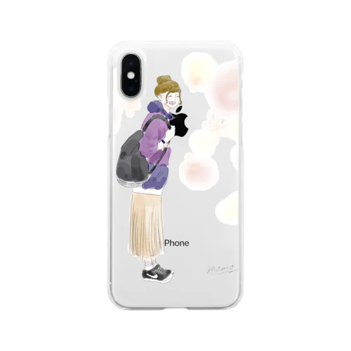 ゆるふわgirl。3 Soft Clear Smartphone Case