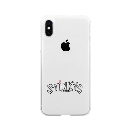 STiNKYSロゴ Soft Clear Smartphone Case