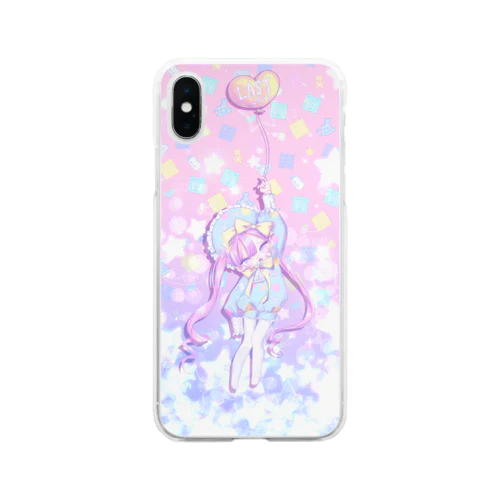 ふうせんあかちゃん Soft Clear Smartphone Case