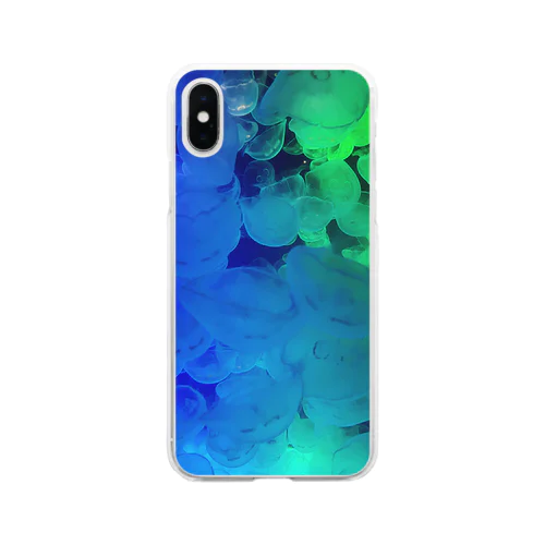 jelly fish Soft Clear Smartphone Case