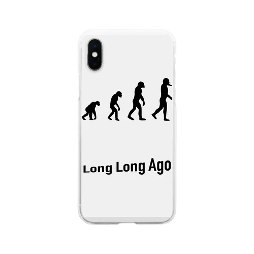 Long Long Ago “White” Soft Clear Smartphone Case