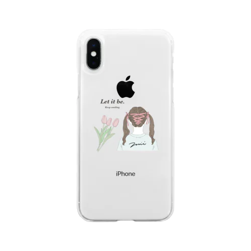 Chia girl Soft Clear Smartphone Case