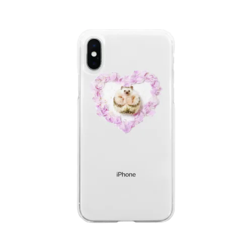 ハリネズミのエリーと♡ Soft Clear Smartphone Case