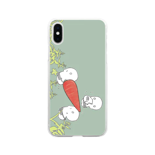 にんじんと Soft Clear Smartphone Case