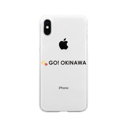 GO! OKINAWA オフィシャルロゴグッズ ソフトクリアスマホケース