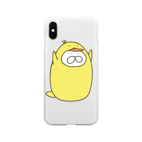 ねこタイツ ぴよ Soft Clear Smartphone Case