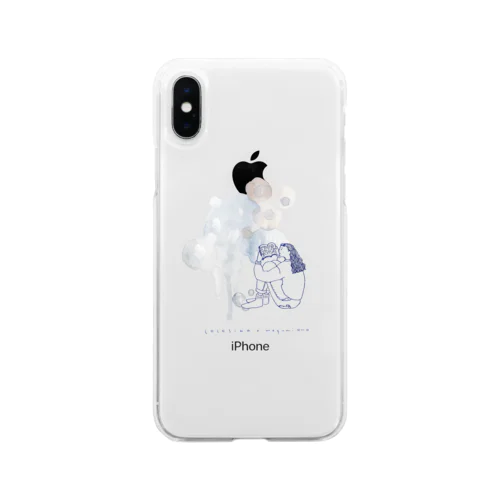 ココシバ×MegumiOno Soft Clear Smartphone Case