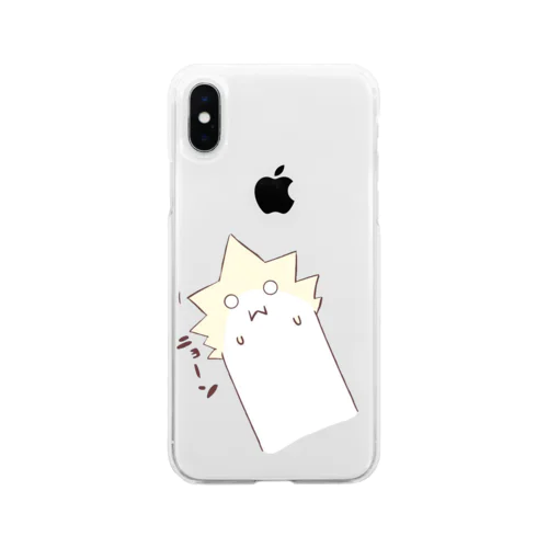 伸びるティーゲル Soft Clear Smartphone Case