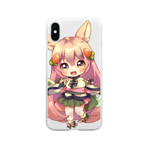 ちび宇佐美みこちゃん Soft Clear Smartphone Case