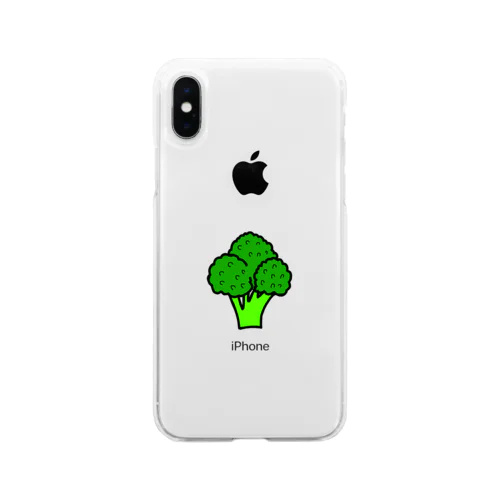 ブロッコリー🥦 Soft Clear Smartphone Case