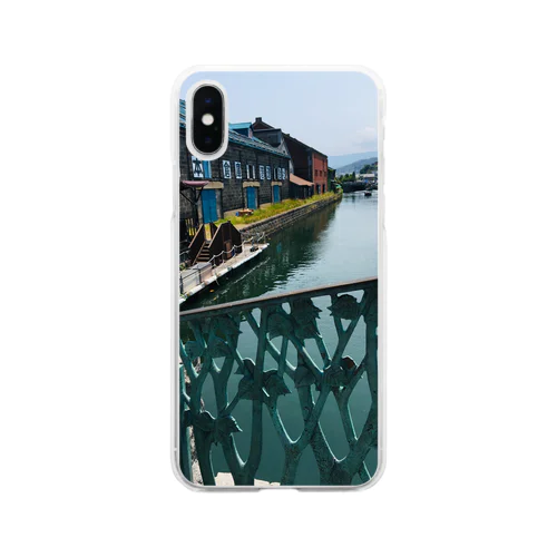 小樽運河 Soft Clear Smartphone Case