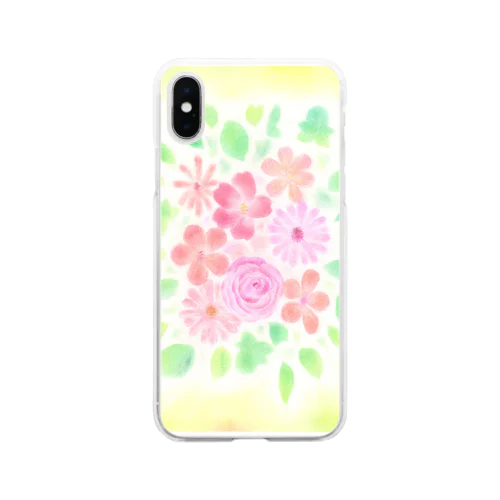 花々 Soft Clear Smartphone Case