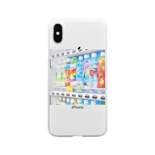 チェリオの自販機がここまでバエルと思わんだ Soft Clear Smartphone Case