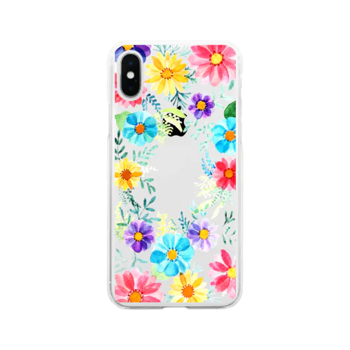 Flower garden Soft Clear Smartphone Case