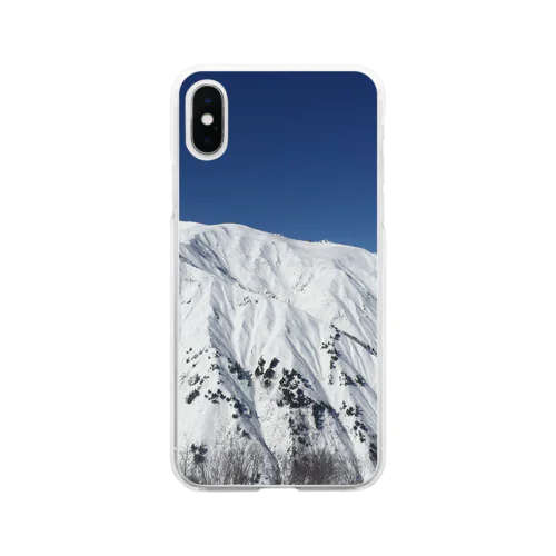 雪の山嶺 Soft Clear Smartphone Case