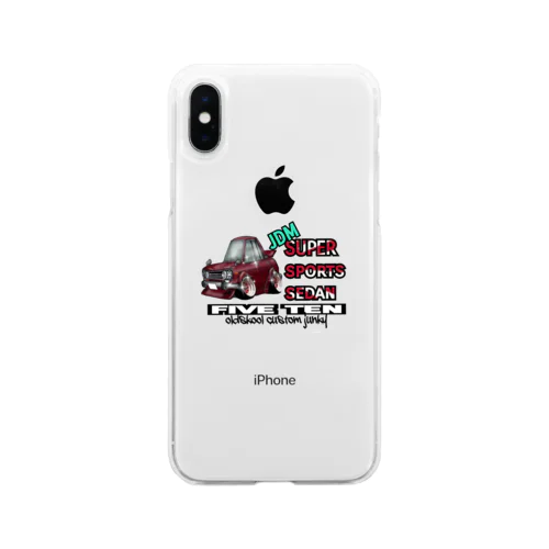 oldskool JDM Soft Clear Smartphone Case