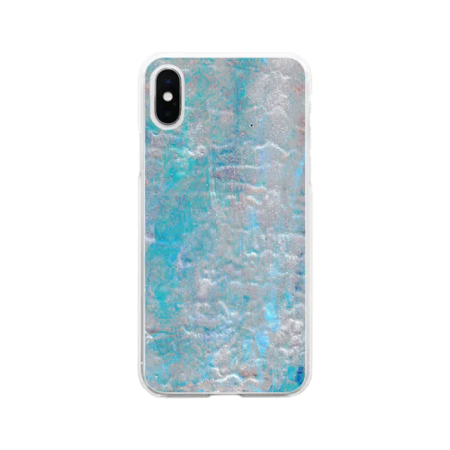 銀の水面 Soft Clear Smartphone Case