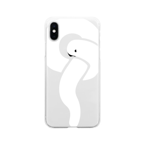 白蛇スマホケース Soft Clear Smartphone Case