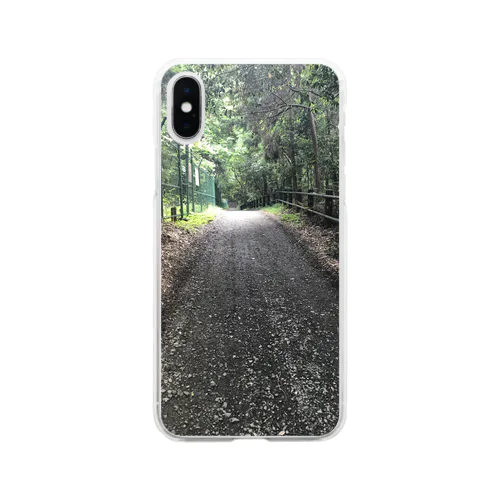 森の脇道 Soft Clear Smartphone Case