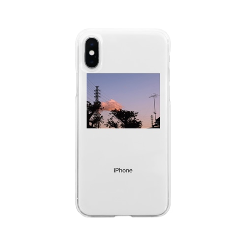 いつかの夕暮れ Soft Clear Smartphone Case