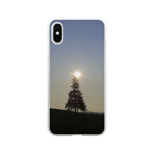 木の天辺にヒカリ Soft Clear Smartphone Case
