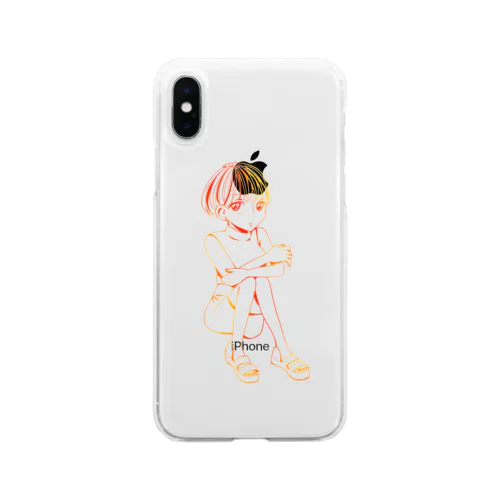 Girl1 Soft Clear Smartphone Case