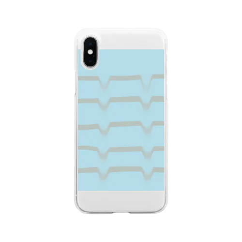 Gloomy Blue Soft Clear Smartphone Case