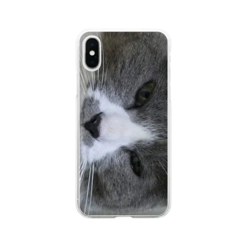 ぶちこ Soft Clear Smartphone Case