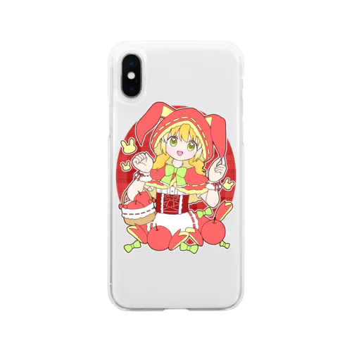 うさぎリンゴ赤ずきんちゃん Soft Clear Smartphone Case