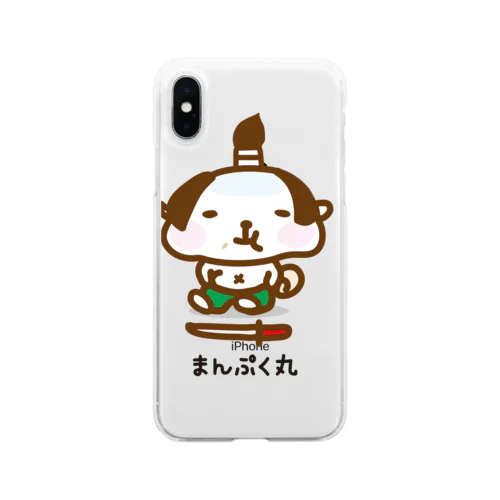 食いしん坊侍 Soft Clear Smartphone Case