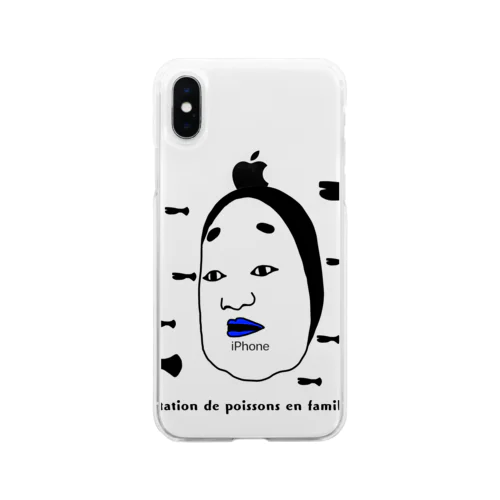 NOUちゃん 魚編 Soft Clear Smartphone Case