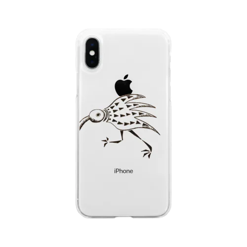 アタカマのフラミンゴ Soft Clear Smartphone Case