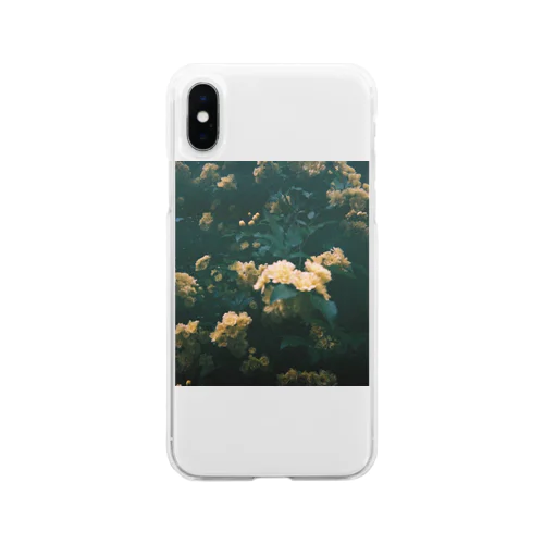 花 Soft Clear Smartphone Case