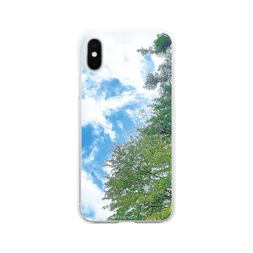 ある日見上げた空 Soft Clear Smartphone Case