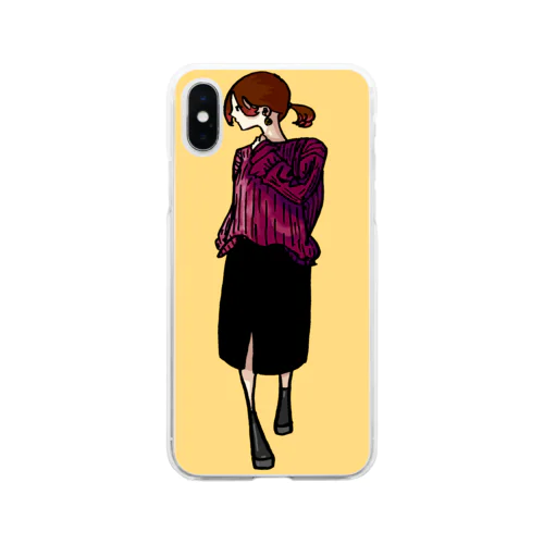 匿名で Soft Clear Smartphone Case