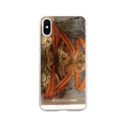 かに　ケース Soft Clear Smartphone Case